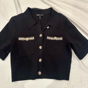 Maje Tweed Black Top